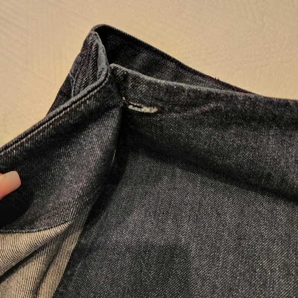 NWT Madewell Denim Raw-Hem Mini Wrap Jean Skirt Size 8 - Picture 9 of 16
